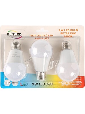 Elitled Ampul 3'lü Blister Ambalaj
