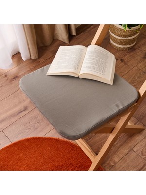 Matmel Soft Dinant Sandalye Minderi - Antrasit - 38X38 cm