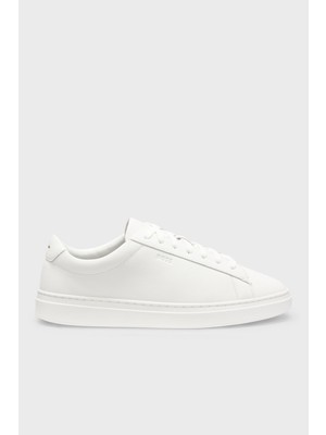 Boss Logolu Deri Sneaker Ayakkabı Erkek Ayakkabı 50552853 100