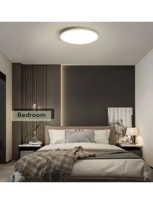 Allians Modern 18W Büyük Boy Tavana LED Plofonyer Armatür Beyaz