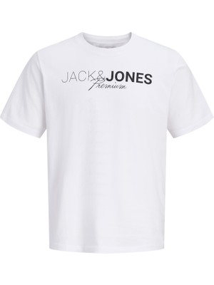 Jack & Jones Jack Jones Premium Yazı Baskılı Erkek Tişört 12298018