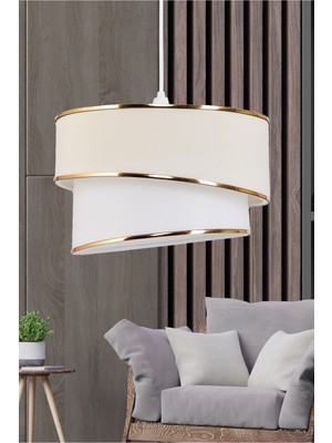 Allians Şık Tekli Sarkıt Avize Krem, Modern ve Zarif Tasarım