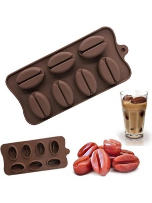 Kahve Çekirdeği Şekilli Silikon Kalıp
