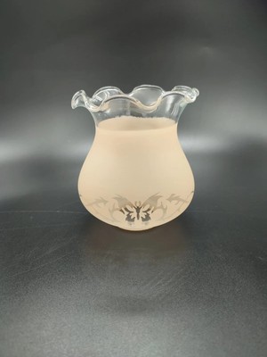 Allians Somon Rengi Fanus Avize Camı, 13X11 cm Şık Tasarım