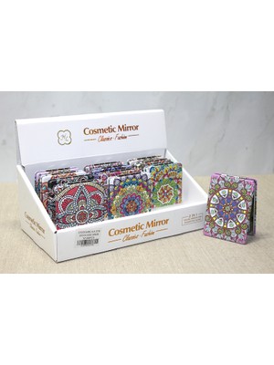 Taşlı El Aynası Dikdörtgen Ince Model 1