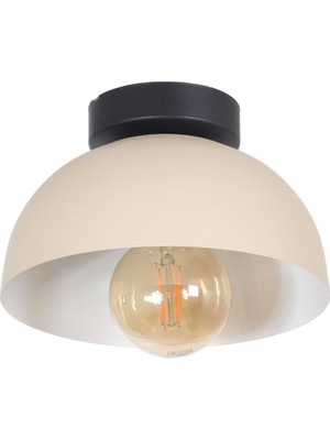Allians Modern Krem Metal Tekli Avize, Cafe, Mutfak, Salon Için Şık Tasarım