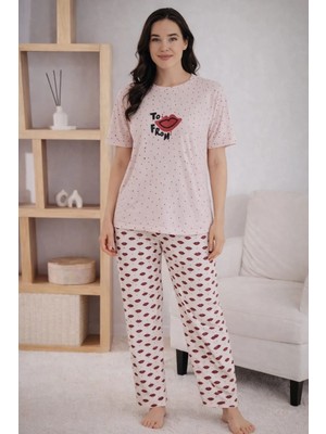 Pemilo Kadın 1905-4 Kısa Kol Oslo Pijama Takımı