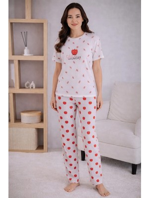 Pemilo Kadın 1905-7 Kısa Kol Oslo Pijama Takımı