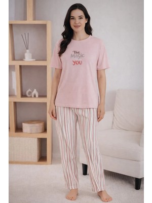 Pemilo Kadın 1905-3 Kısa Kol Oslo Pijama Takımı