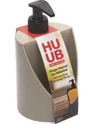 Huub Sünger Hazneli Sıvı Sabunluk 3 Adet
