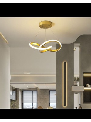 Allians Modern Sarkıt LED Avize, Gün Işığı, Tekli Tasarım, Salon ve Mutfak Dekoru