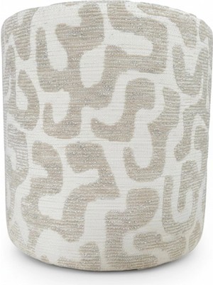 Elanora Home Dokusu ve Modern Tasarımıyla Her Ortama Uyum Sağlayan Çok Amaçlı Puf