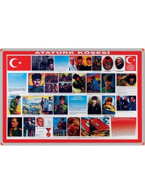 Panda Atatürk köşesi (Alüminyum Çerçeve)