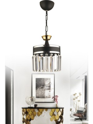 Allians Modern Nehir Taşlı Tekli Aydınlatma, Şık ve Şık Tasarım