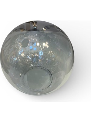 Allians Füme Cam Glop Küre Lamba Camı 15 Cm, Avize ve Aplik Yedek Parça