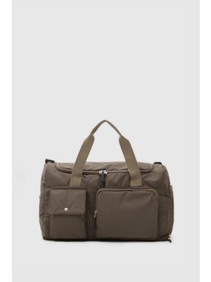 Shule Bags Napa Cepli Teknik Spor Çantası Acı Kahve