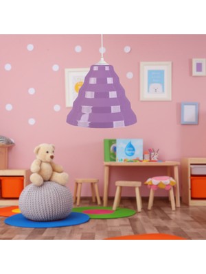 Allians Mor Mika Sarkıt Çocuk Odası ve Antre Için Şık Aydınlatma