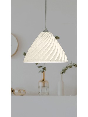 Allians Beyaz Plastik Sarkıt Avize, Yatak Odası, Mutfak ve Oturma Odası Için Tasarım