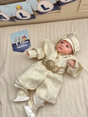 Pileki Baby (Patikli) 6 Parça Yenidoğan ve Erkek Çocuk Sünnet Kıyafetleri 0 6 Ay ve 1 Yaş
