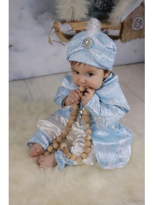 Pileki Baby (Patikli) 6 Parça Yenidoğan ve Erkek Çocuk Sünnet Kıyafetleri 0 6 Ay ve 1 Yaş