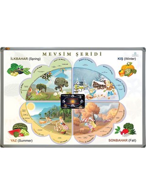 Panda Mevsimler Şeridi (Alüminyum Çerçeve)