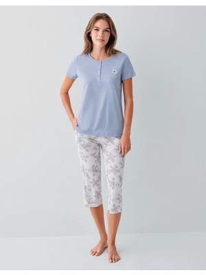 Çamaşır Kenti Arnetta 3623-X Kadın Battal Kapri Takım