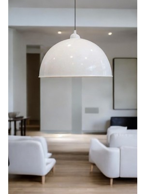 Allians Modern Siyah Metal Sarkıt Avize, Cafe ve Mutfak Için Şık Tasarım