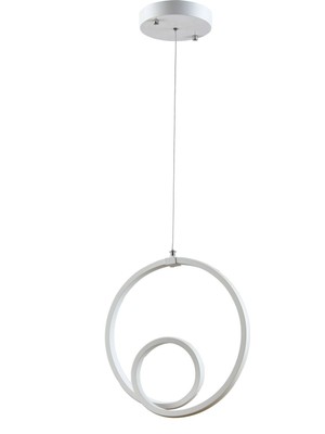 Allians Beyaz Ledli Tekli Sarkıt Avize ile Şıklık ve Modernlik