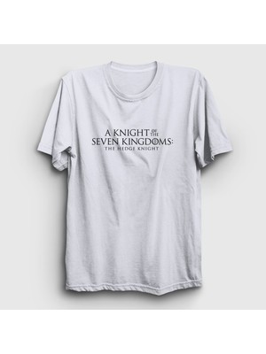 Presmono Unisex Beyaz Logo A Knight Of The Seven Kingdoms T-Shirt