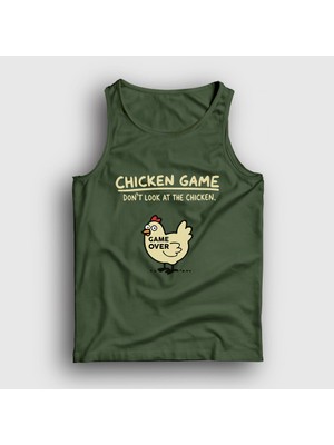 Presmono Unisex Haki Chicken Game Over Tavuk Oyunu Atlet