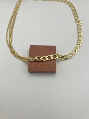 Badiva.co cm Tasarım Zincir Kolye 45+7cm