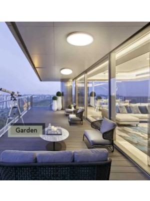 Allians 24W LED Panel Avize, 30CM, Beyaz Işık, Banyo ve Balkon Aydınlatması