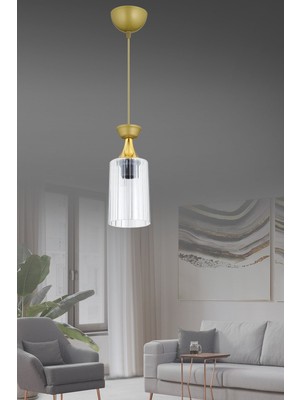 Allians Modern Eskitme Mika Tekli Sarkıt Avize, Şeffaf ve Şık Tasarım