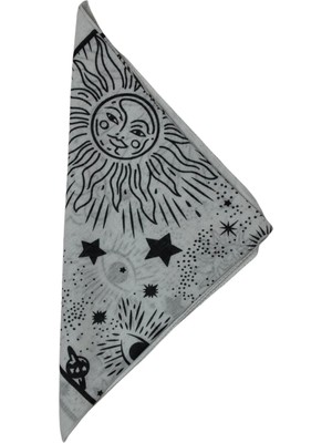 Bandana Atmosfer Desenli Kare