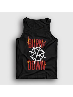 Presmono Unisex Siyah Burn It Down Wwe Seth Rollins Atlet