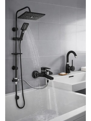 Sardıcı 3 Lü Banyo Seti Lavabo Banyo Duş Tepeleme Robot