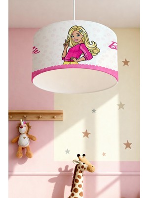 Allians Renkli Prenses Desenli Çocuk Odası Avizesi, Şık ve Eğlenceli Aydınlatma