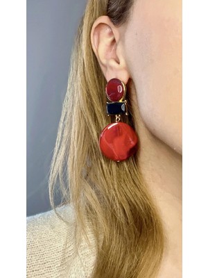 Badiva.co Epoksi Sallantılı Küpe