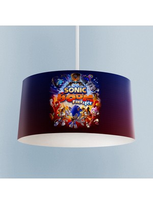 Allians Sonic Boom Desenli Bebek ve Çocuk Odası Avizesi, Şık ve Renkli Aydınlatma