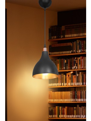 Allians Modern Siyah Sarkıt Avize, Salon, Mutfak, Koridor ve Yatak Odası Için