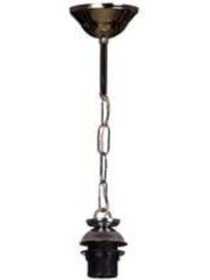 Allians Şık Sarmal Tekli Modern Zincirli Avize, Krom Kaplama ile Parlaklık