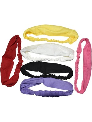 Lastikli Bandana Paraşüt Model Saç Bandı Seti