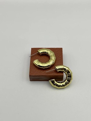 Badiva.co Yarım Halka Gold Küpe 3cm