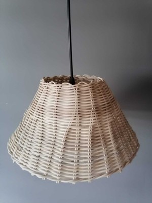 Allians El Yapımı Doğal Rattan Sarkıt Avize, Şık ve Zarif Aydınlatma Seçeneği