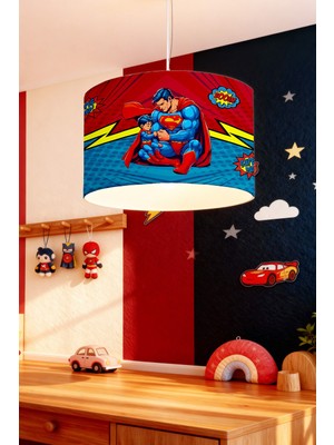 Allians Sevimli Baba Temalı Çocuk Odası Avizesi, Renkli ve Eğlenceli Tasarım