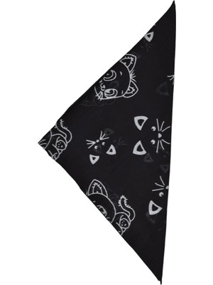 Bandana Kedi Desenli