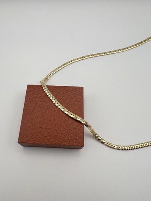 Badiva.co Xuping Yassı Örme Zincir 55CM