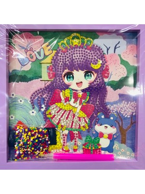 Elegantshop 5d Yapışan Boncuk Mozaik Tablo 20*20 cm MML820-18