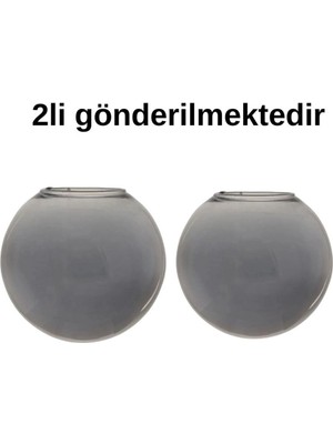 Allians 15 cm Yedek Avize Cam Takım, 2'li Set, Şık ve Dayanıklı Tasarım