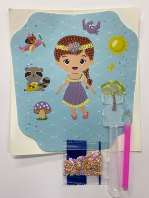 Elegantshop 5d Yapışan Boncuk Mozaik Tablo 15*15 cm SZ04